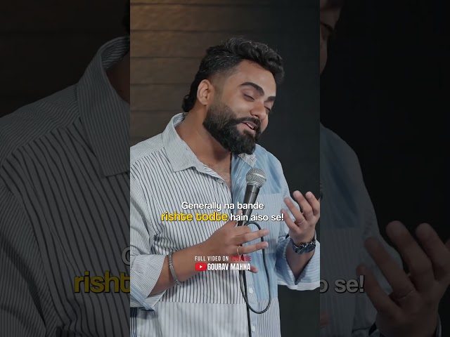 Shakuni Mama 😂😂 # #gouravmahna #standupcomedy #marriedbachelor #comedy #funny #jokes #cleancomedy