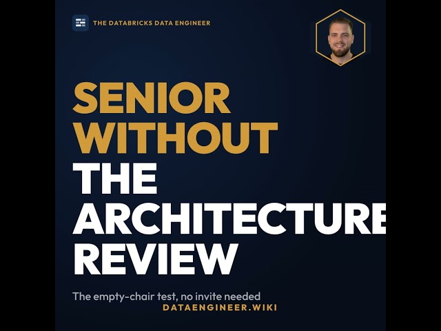 Can You Reach Senior Databricks Engineer Without Ever Leading an Architecture Review?