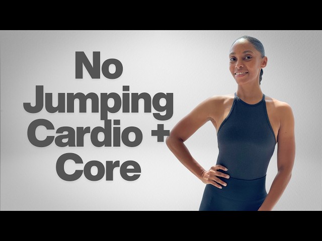 20 minute Cardio and Core Bodyweight Workout | NO JUMPING!! - FAT BURNER 🔥