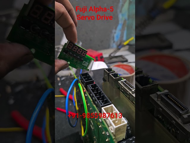 Fuji Alpha-5 Servo Drive repair Hu High voltage fault. #electrical #servodrive #fujielectric #vfd