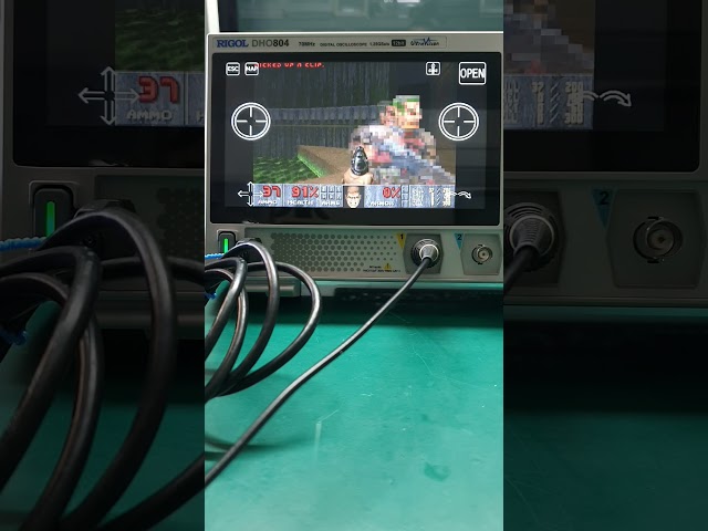 Rigol DHO Oscilloscope - but can it run DOOM?