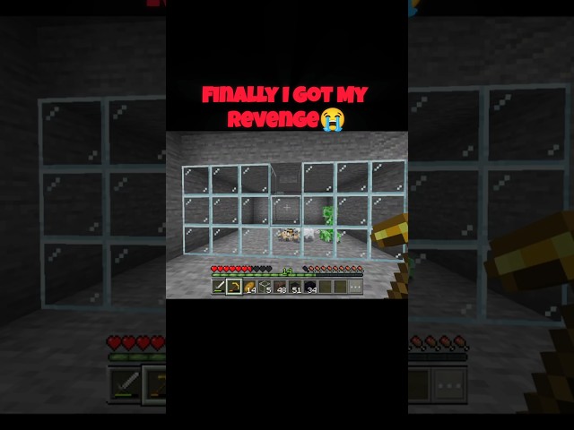 Finally I got My Revenge 😭😀 #minecraft #gaming #shorts #viral #voz