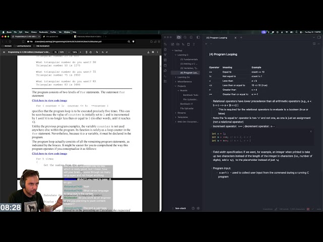 Day 4 learning C because it's fun (no AI)