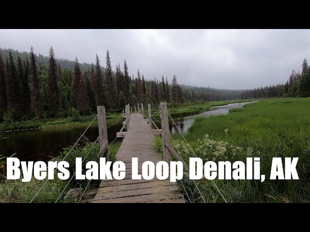 Byers Lake Loop Virtual Run in Denali Alaska