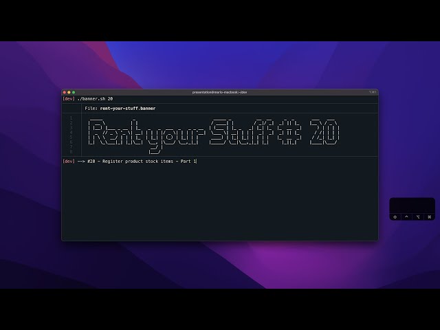 [Jmix rent-your-stuff] #20 - Register product stock items - Part 1