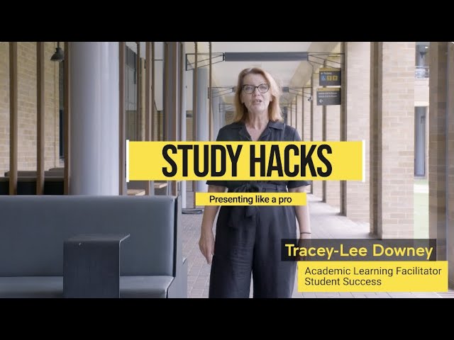 Study Hacks: Presenting like a pro