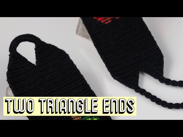 TRIANGLE ENDS AFTER A LOOP IN ALPHAS [CC] || Friendship Bracelets