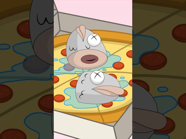 Fishy heads 🤢 Pizza Delivery | Wooshbone Academy #shorts