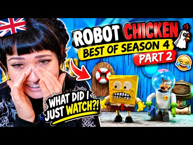 ritish Girl Reacts to Robot Chicken Season 4 | I Was NOT Ready for This!