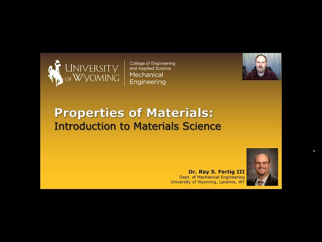 Introduction to Materials Science: Processing, Structure, Properties & Performance