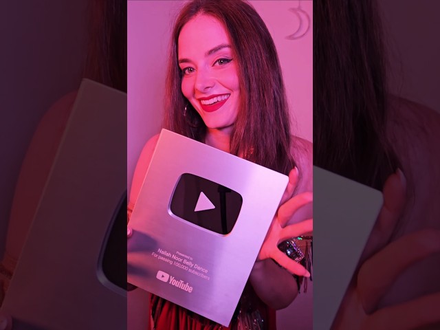 nnbd hit 100k subscribers! thank you 🙏🥹 #youtubecreatorawards #bellydance