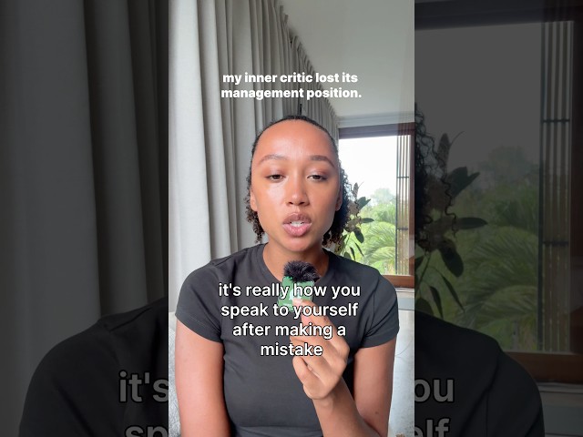 Bye inner critic 👋🏽