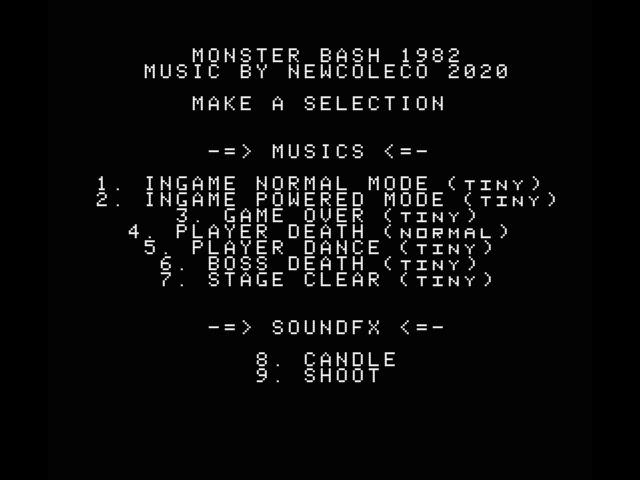 ColecoVision 8bit Music - Monster Bash (1982)