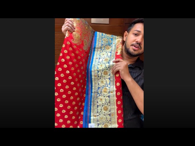  📣অফার ২০ হাজার ২৫ হাজার টাকার অরিজিনাল বেনারশি কাতান শাড়ি মাত্র ১৫০০ টাকায় অফার 
