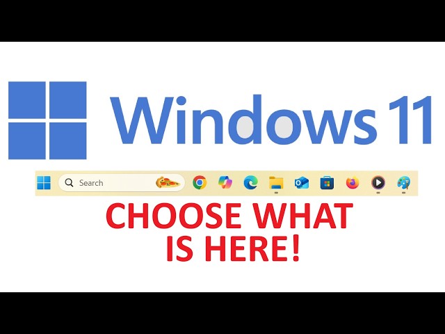 Windows 11 Tip: Pin Items to the Taskbar
