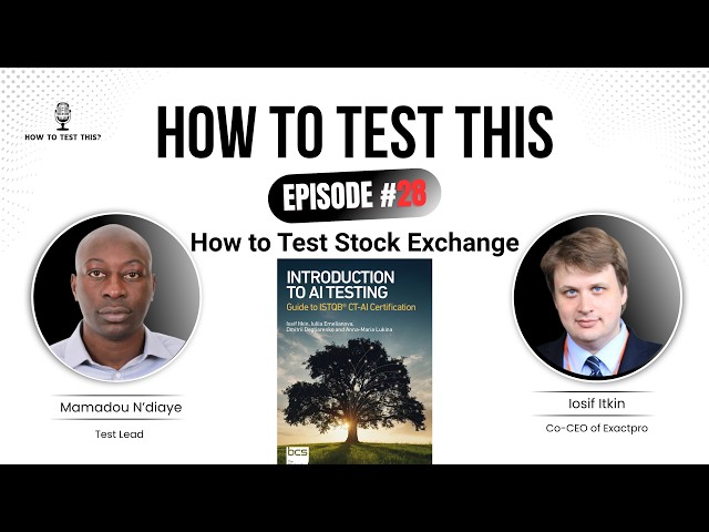 How to test The Stock Exchange - Iosif Itkin