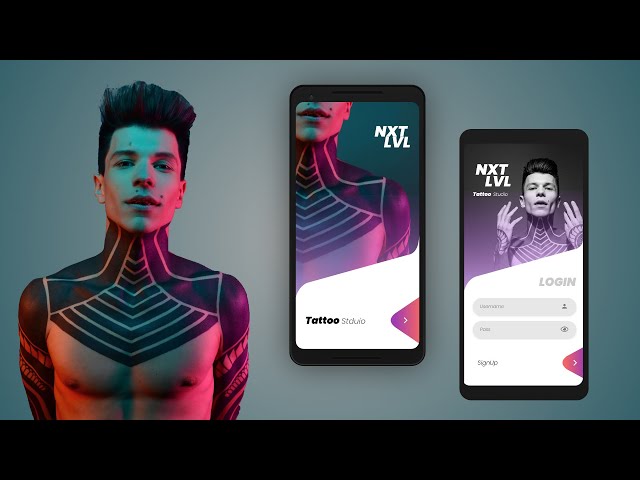 Flutter Tattoo studio App UI Concept - Speed Code