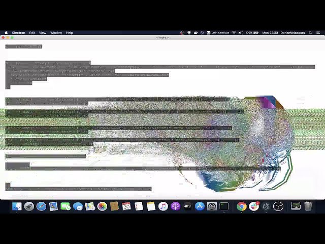 hydra + three js livecoding