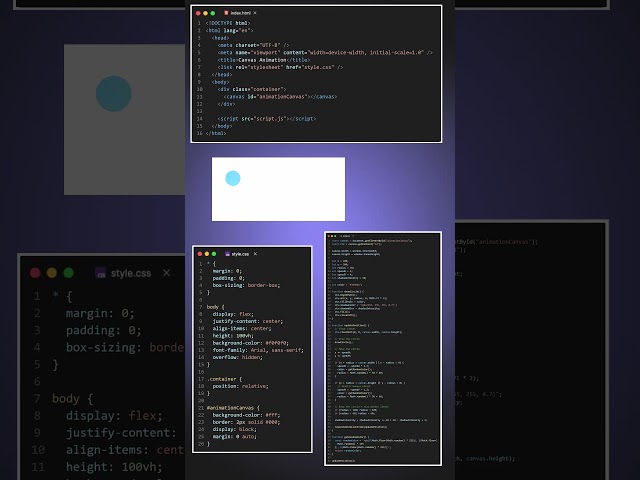 🔥This Canvas Animation Will Blow Your Mind | No Libraries, Just JavaScript