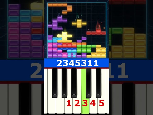 Tetris Theme – EASIEST Piano Tutorial EVER! 🎹🎮