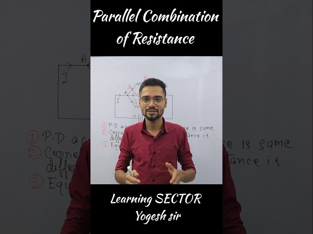 Parallel Combination of Resistors ⚡ | Class 10/12 Physics | Electricity | #Shorts