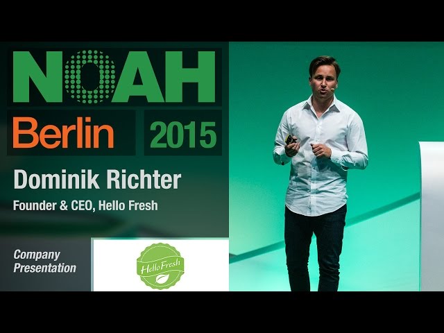 Dominik Richter, HelloFresh - NOAH15 Berlin