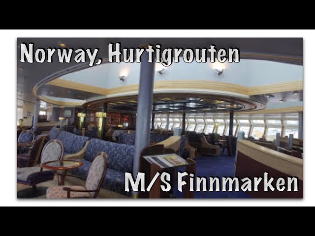 Hurtigruten: Walk through M/S Finnmarken with a steady cam