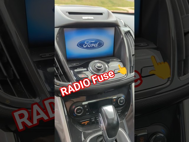 FORD C- MAX🛠️RADIO FUSE👉  #ford #fordcmax #cmax #fomoco #repair #howto #easy #fix #video #radio