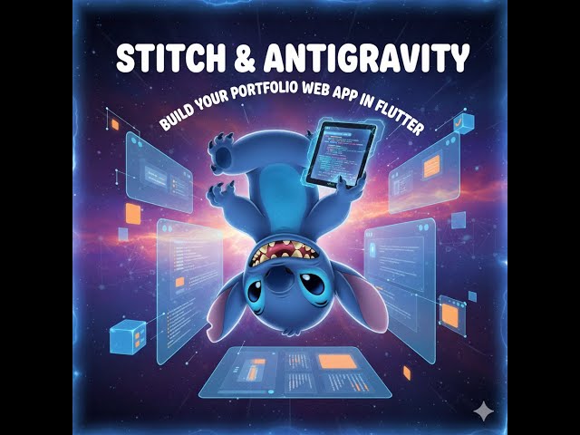 From Prompt to Live: Build a Flutter Web App with Stitch & Antigravity 🚀