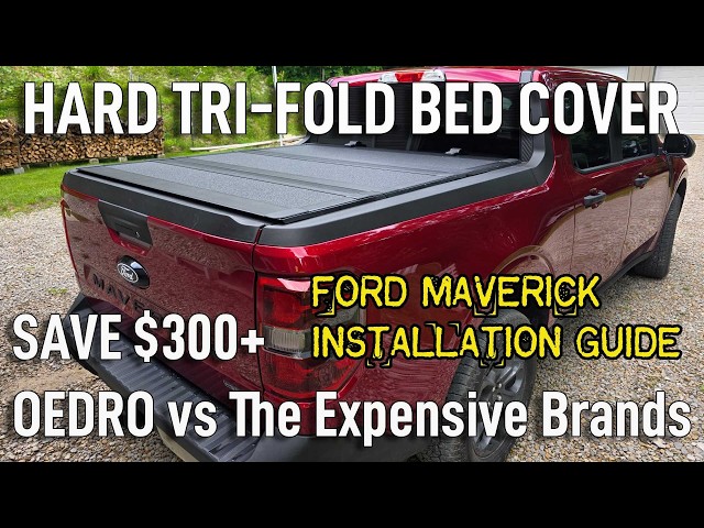 The Best Ford Maverick Bed Cover Under $500? OEDRO Hard Tri-Fold Installation and Review
