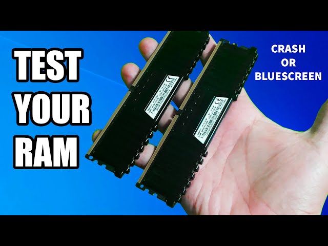 How to TEST YOUR RAM with memtest86 / Step By Step Tutorial -  BSOD and Crashing