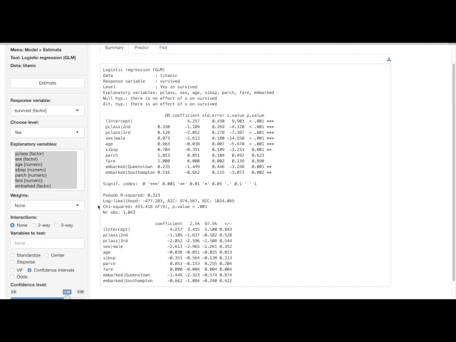 Radiant Tutorial: Logistic Regression in Radiant