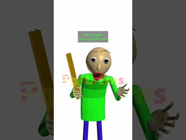 Notice the Continuity (Baldi's New Vase), but Baldi is voiced by mystman12 #baldisbasics #shorts