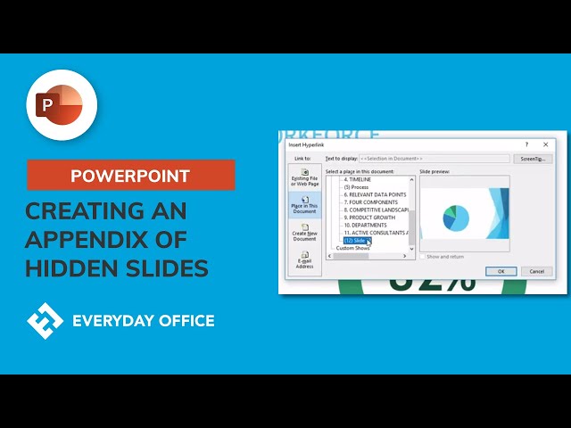 Creating an Appendix in your Slide Deck