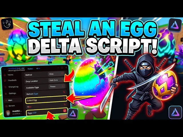 Steal an egg live Delta script 🔴 ROBLOX😱🔥