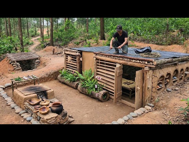 Man Wants to Live in the Forest, Builds Himself a Free Underground House