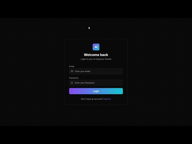 AI Expense Tracker 💰 | Smart Personal Finance App with AI | React, Node.js, MongoDB & Groq