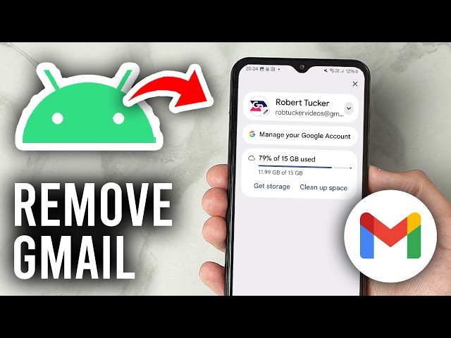 How To Remove Gmail Account From Android Phone - Tutorial