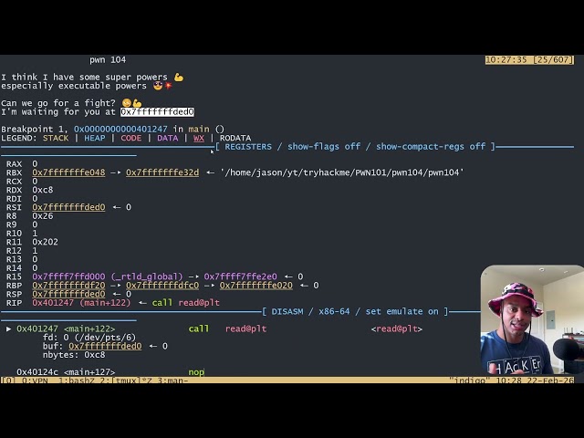 Shellcode Execution (ret2shellcode) - pwn104 | TryHackMe PWN101 Walkthrough