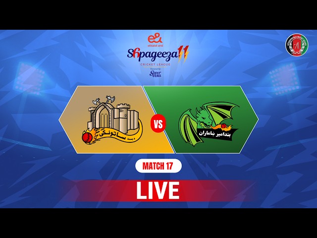 Live | Bost Defenders vs Band-e-Amir Dragons | Match 17 | Shpageeza Cricket League T20 2026 | 301T