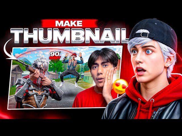 How to make a thumbnail like 😱 Zerox ff in PicsArt |