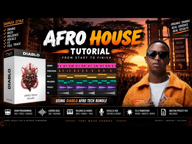 How to Make Afro House Step by Step (Shimza Style)