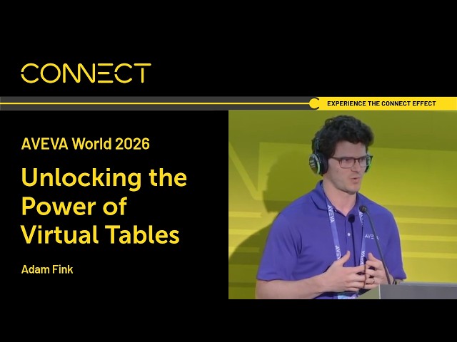 AVEVA World 2026: CONNECT + Databricks: Unlocking the Power of Virtual Tables