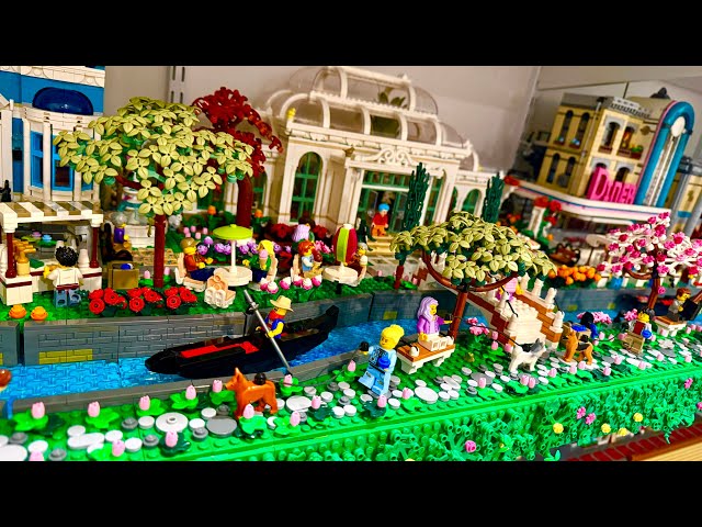 LEGO City Canal & Botanical Garden FINISHED