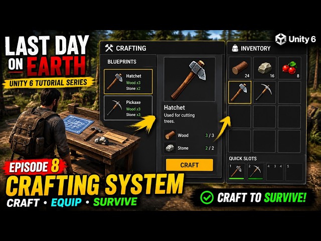 Crafting & Inventory System in Unity 6