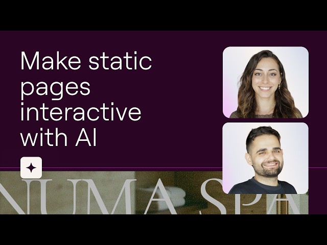 Make your pages interactive with AI (webinar replay)
