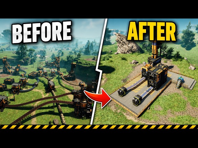 This Underground Smelting Blueprint Saves a TON of Space in Satisfactory 1.2