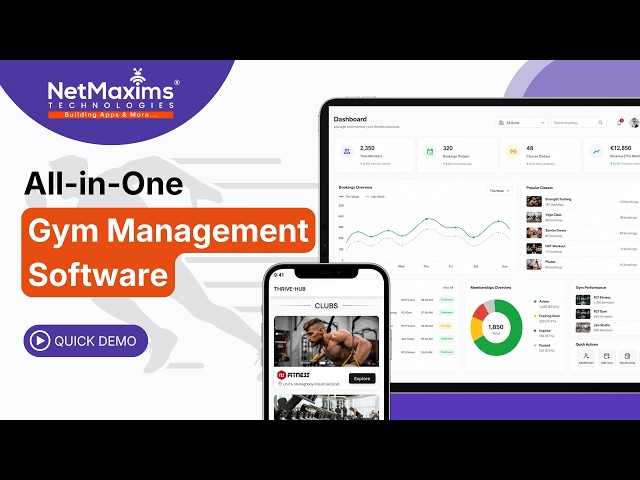 How to Build a Gym Management Software | Full Demo | Fitness & Gym Management App