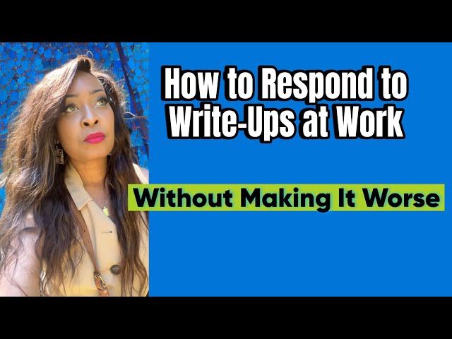 How to respond to a write-up at work. #writeups #documenteverything #jobsecurity #retaliation #jobs