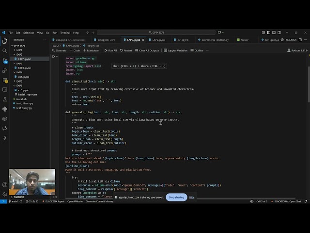 AI-Powered Blog Content Generator